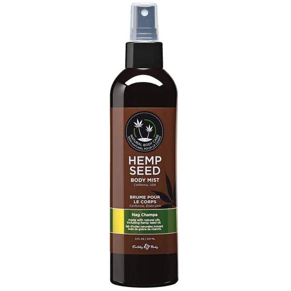 Earthly Body Hemp Seed Moisturizing Body Mist - 8 Oz Nag Champa