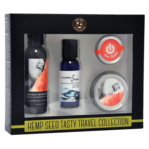 Earthly Body Hemp Seed Tasty Travel Collection - Watermelon