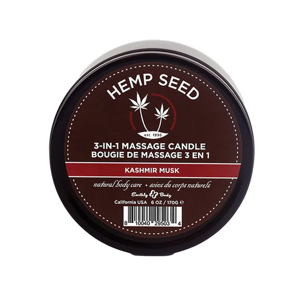 Earthly Body Suntouched Hemp Candle - 6 Oz Round Tin