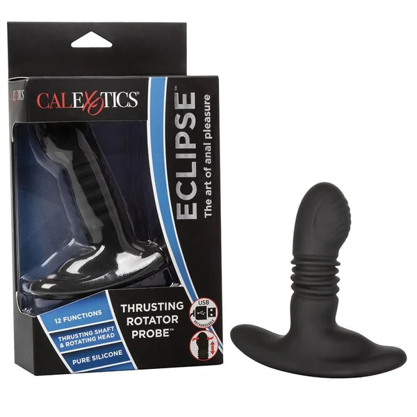 Eclipse Thrusting Rotator Prostate Probe | Vibrating Anal Massager