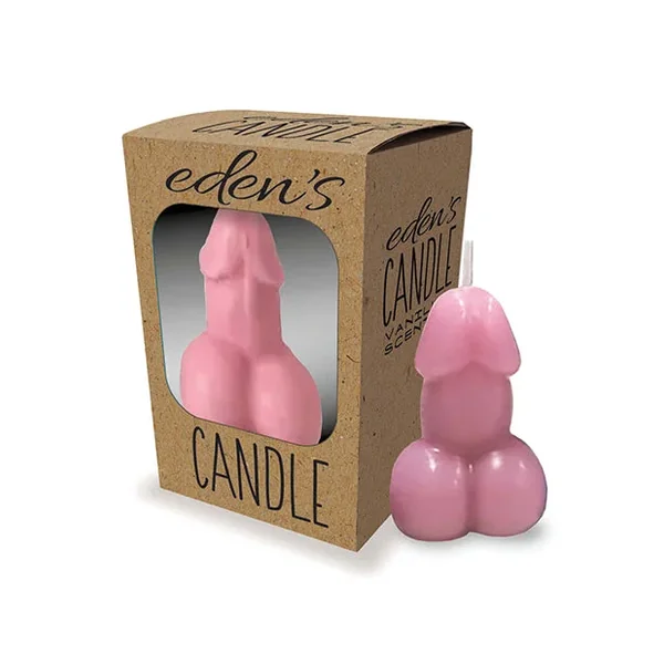 Eden’s Penis Candle – Rose – Vanilla