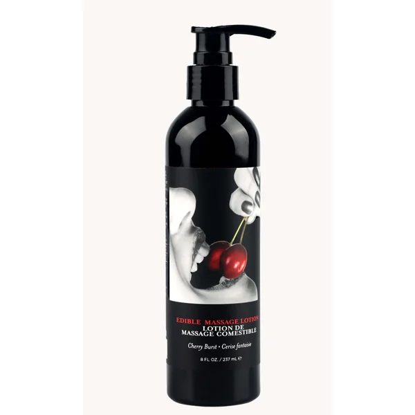 Edible Massage Lotion - Cherry - 8 Fl. Oz.
