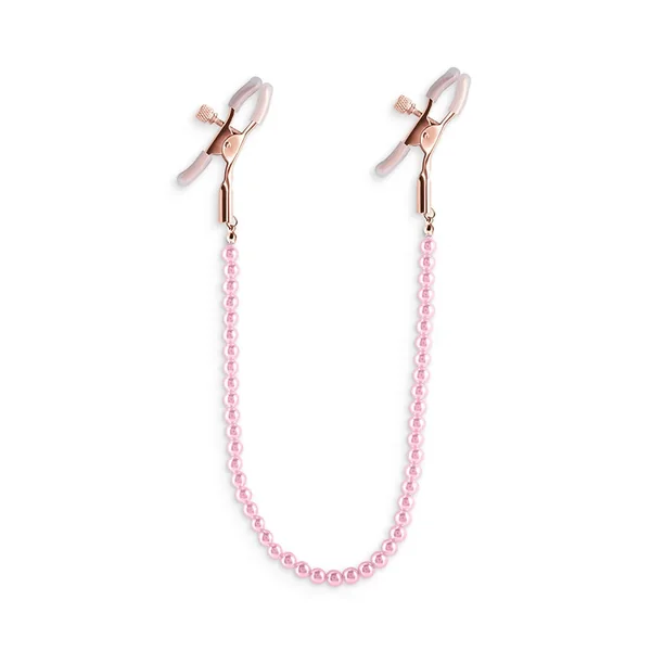 Elegant Pearl Nipple Clamps – Colorful Metal Chain Bondage Clips | BDSM Fetish Sex Toys for Women