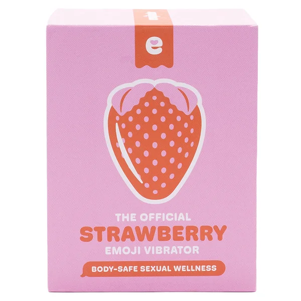 Emojibator Strawberry Vibrator