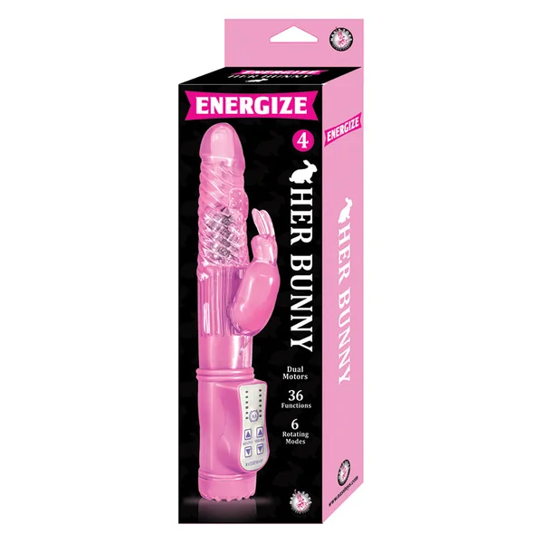 Energize Her Bunny 4 Rabbit Vibrator - Pink