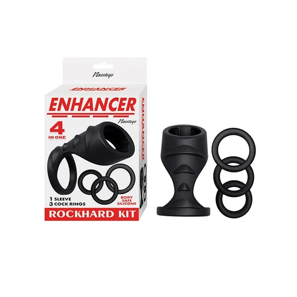Enhancer Rockhard 4 In One Kit – Black