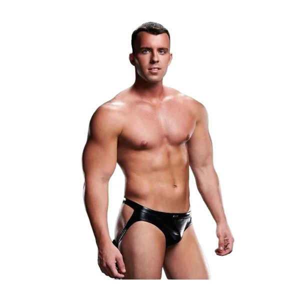 Envy Low Rise Jock Black L/XL