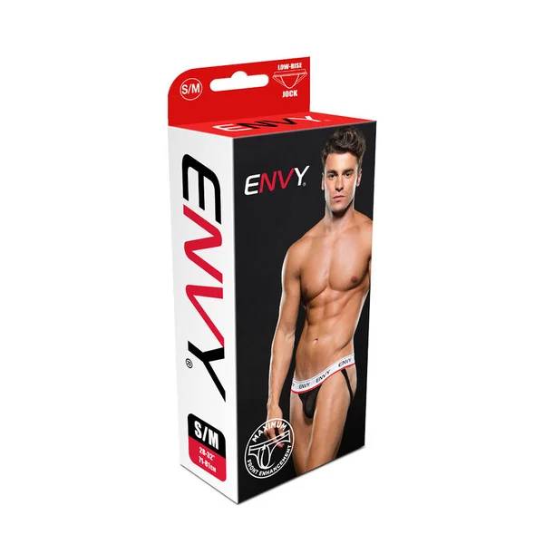 ENVY LOW-RISE JOCK BLACK S/M