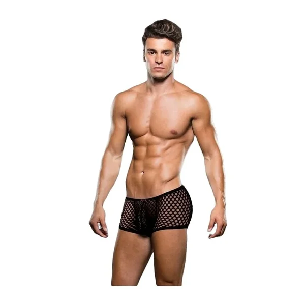 Envy MODERN FISHNET TRUNK Black M/L