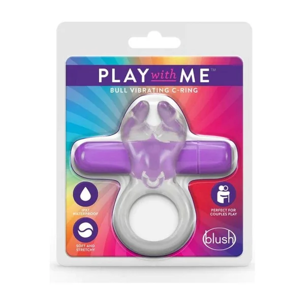 Erection Ring - Blush - Bull Vibrating C-Ring
