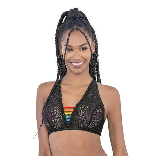Escante Pride Lace Rainbow Strappy Top