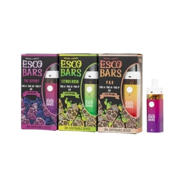 Esco Bar 3g Live Resin D8 Mix Disposable The Jeffrey Indica