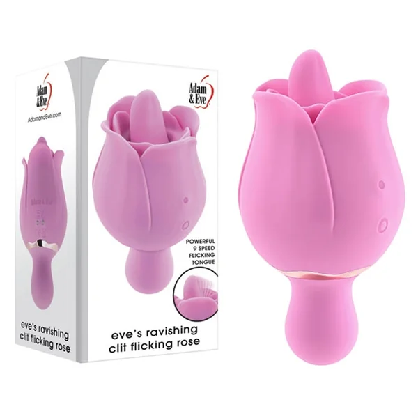 Eve's Ravishing Clit Flicking Rose Vibrator by Adam & Eve's