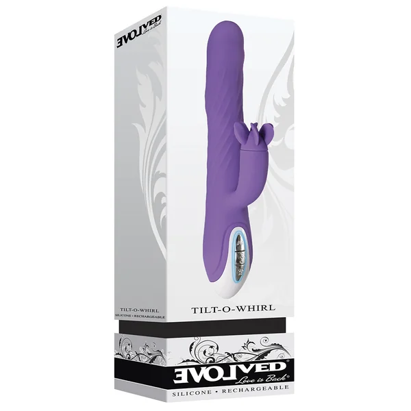 EVOLVED TILT-O-TWIRL RABBIT STYLE VIBRATOR