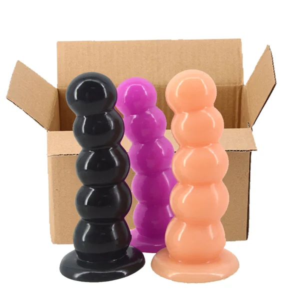 FAAK Big Vegetarian Gelatin Butt Plug Prostate Massager Large Dildo