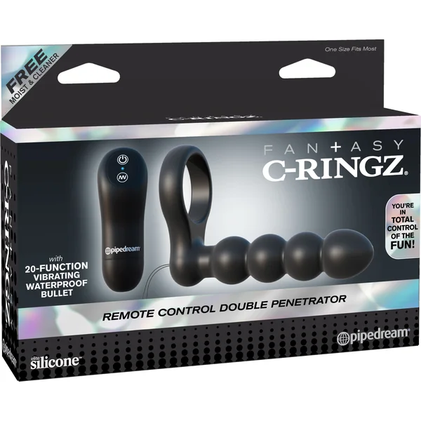 FANTASY C-RINGZ REMOTE DOUBLE PENETRATOR