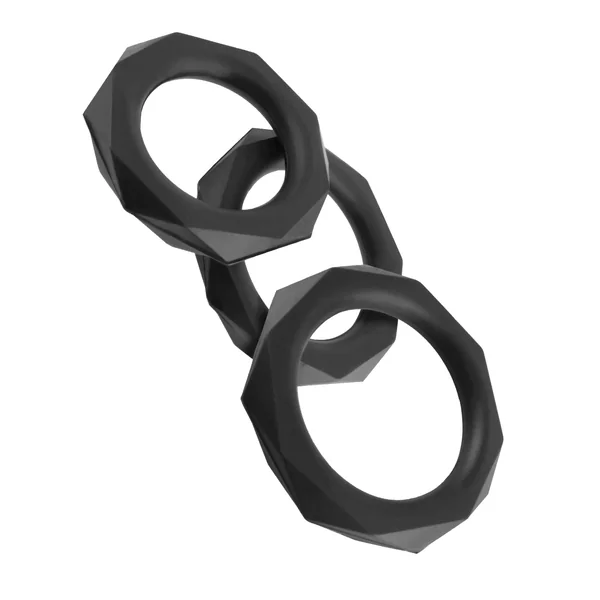 Fantasy C-Ringz Silicone Designer Stamina Set Black