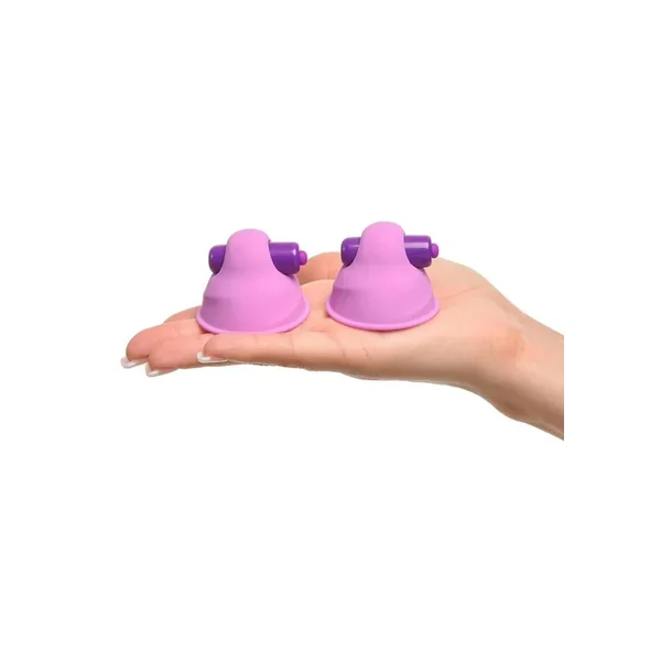 Fantasy For Her Silicone Vibrating Nipple Suck Hers Waterproof 2in – Purple