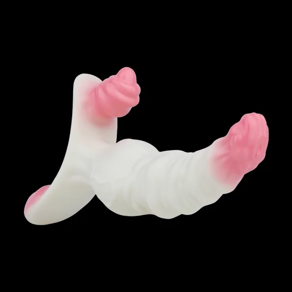 Fantasy Silicone Dog Knot Dildo - Lesbian Strap-on Monster Vibrating Sex Toys