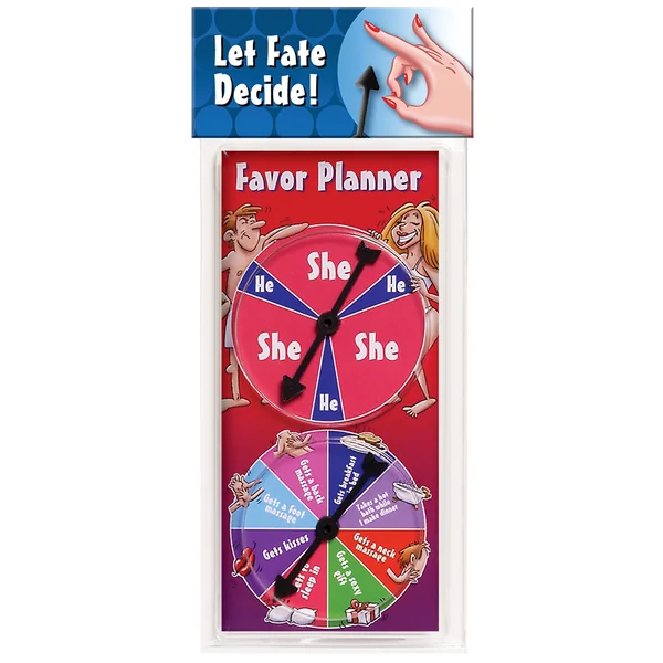 FAVOR PLANNER SPINNER GAME