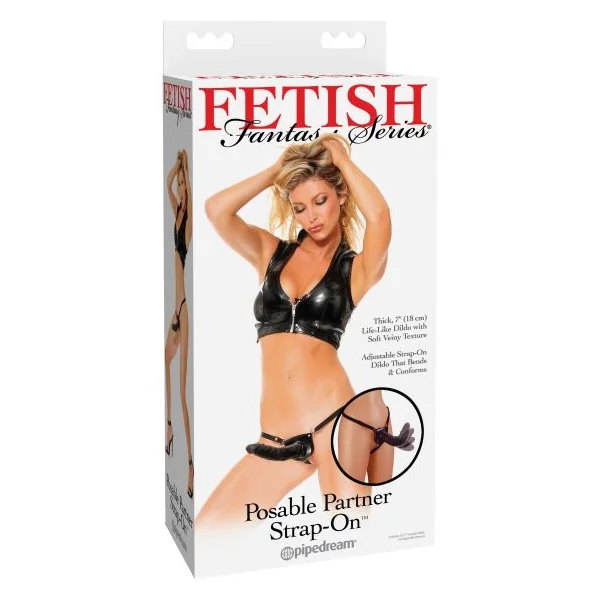 FETISH FANTASY POSABLE PARTNER STRAP ON
