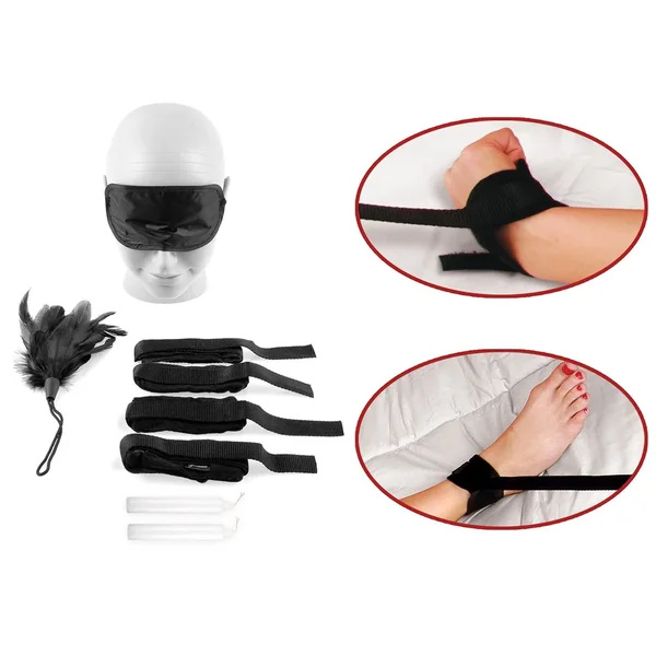 Fetish Fantasy Series Beginners Bondage Gear Set Black
