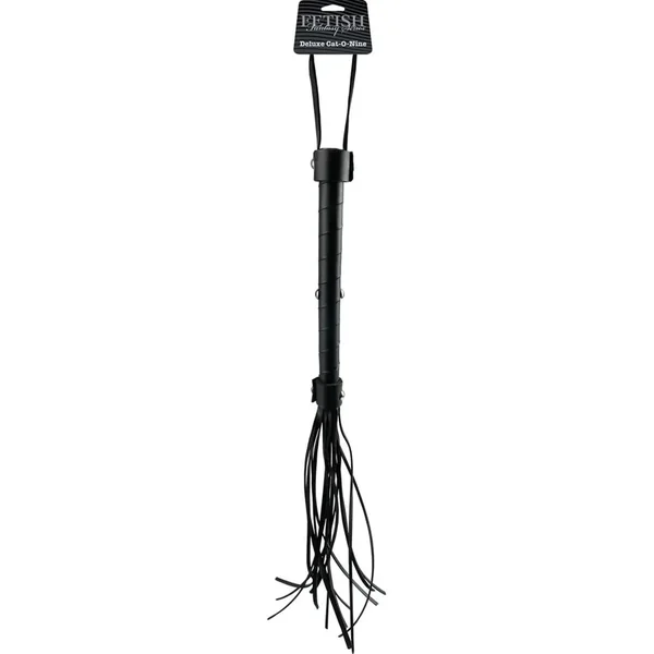 Fetish Fantasy Series Limited Edition Deluxe Cat O` Nine Flogger Black