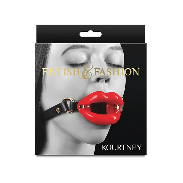 Fetish & Fashion Kourtney Gag - Black/Red