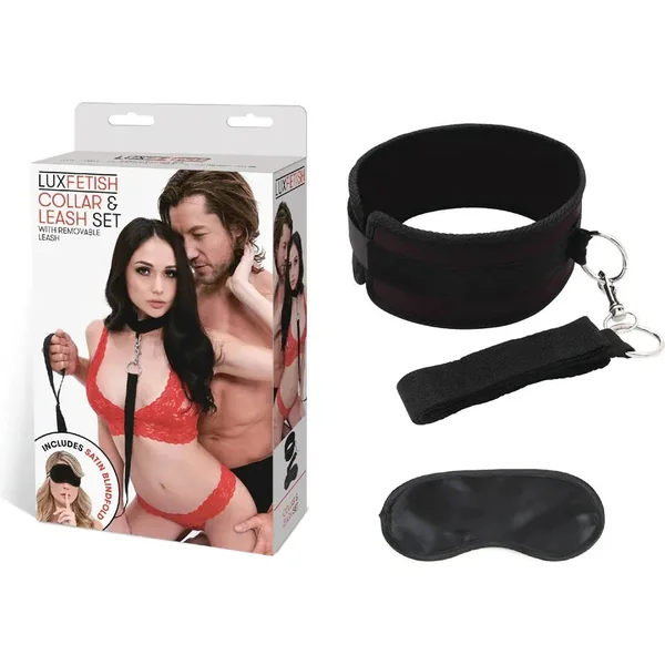 Fetish - Lux Fetish - Collar And Leash Set