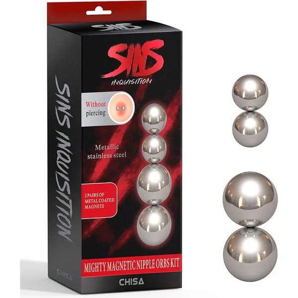 Fetish - Sins Inquisition - Mighty Magnetic Nipple orbs Kit