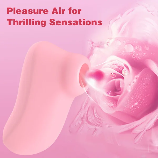 Finger Oral Sex Clit Sucking Vibrator - Pink Kawaii Whisper Quiet Female Sex Toys