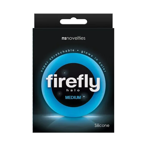 Firefly Halo Medium Cockring – Blue