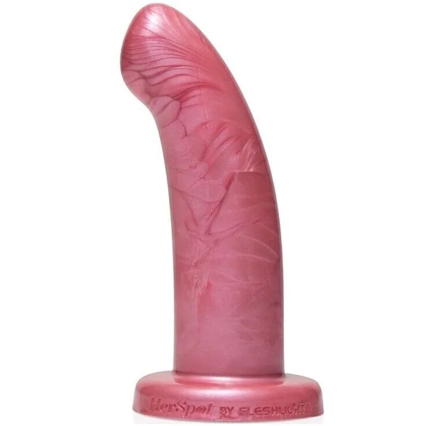 Fleshlight herspot curved dildo flexible golden rose S g-spot