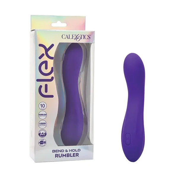 Flex Bend & Hold Rumbler G-Spot Massager – Purple