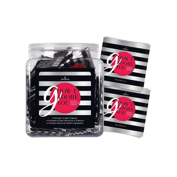 G How I Adore you G-Spot Enhancement Cream – Tub of 100 Single Use Packet