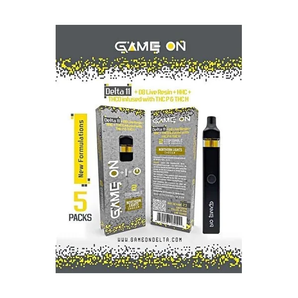 Game On Delta 11+D8+HHC+THCO+THCP+THCH Northern Lights Indica