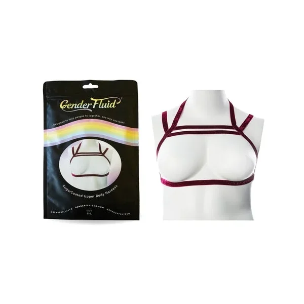 Gender Fluid Sugar Coated Harness S-L Raspberry