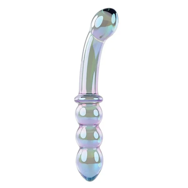 Gender X Lustrous Galaxy Wand Glass Dildo – Multicolor