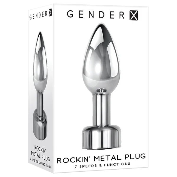 Gender X Rockin' Vibrating Metal Plug