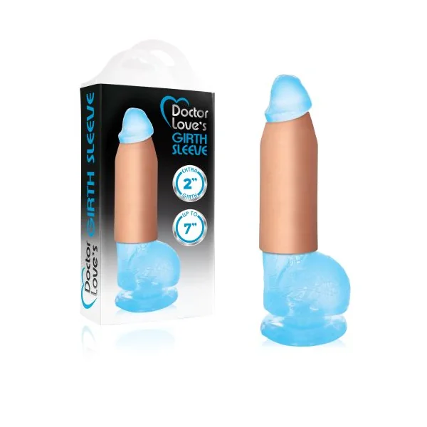 GIRTH SLEEVE 2IN EXTRA GIRTH LIGHT FLESH 7IN TRIM-TO-FIT