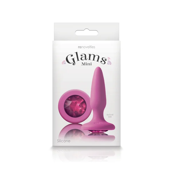 GLAMS MINI PINK GEM BUTT PLUG