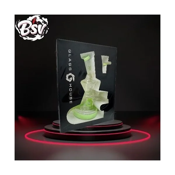 Glass House Slime Mini Recycler Waterpipe