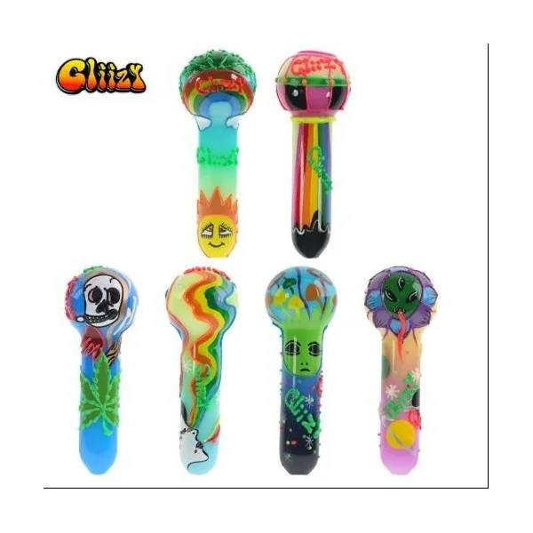 Gliizy 5in Glass Hand Pipe Rainbow Kiss