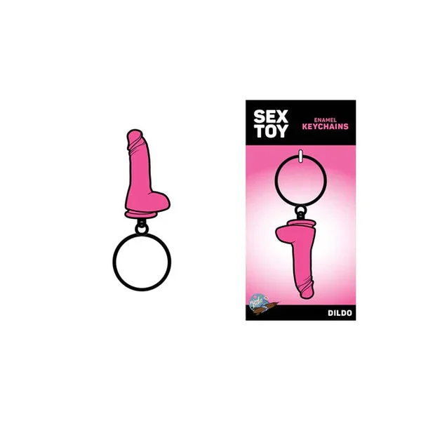 Glitter Dildo Keychain by Wood Rocket