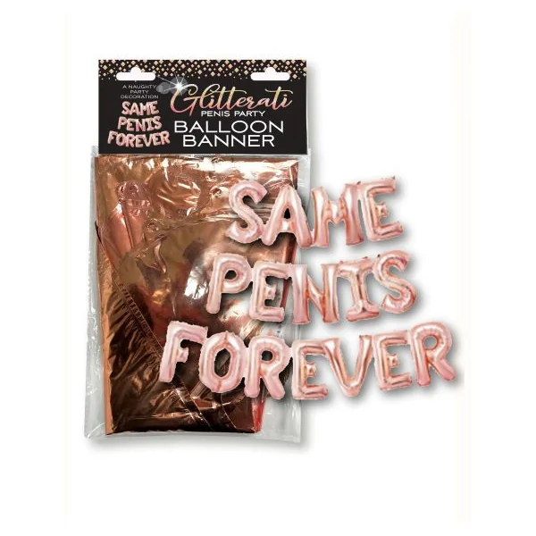 GLITTERATI SAME PENIS BALLOON TOPPER