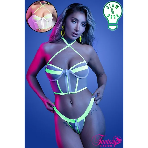 Glow Top & Bottoms by Fantasy Lingerie