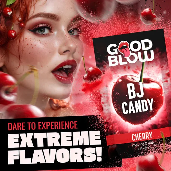Good Blow Poppin BJ Candy Cherry by XR