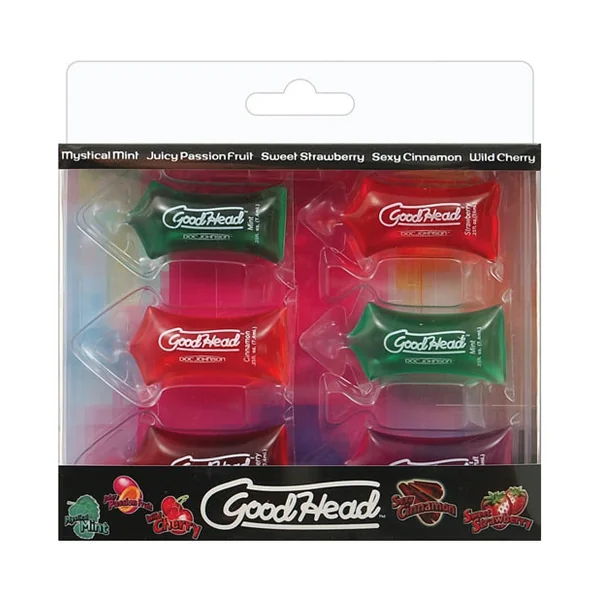 Good Head - .25 Oz. Pillow Asst. Flavors Pack Of 6