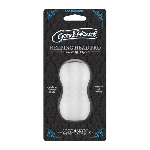 GoodHead Helping Head Pro ULTRASKYN Stroker – Frost