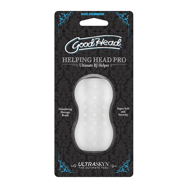 Goodhead Helping Head Pro Ultraskyn Stroker - Frost